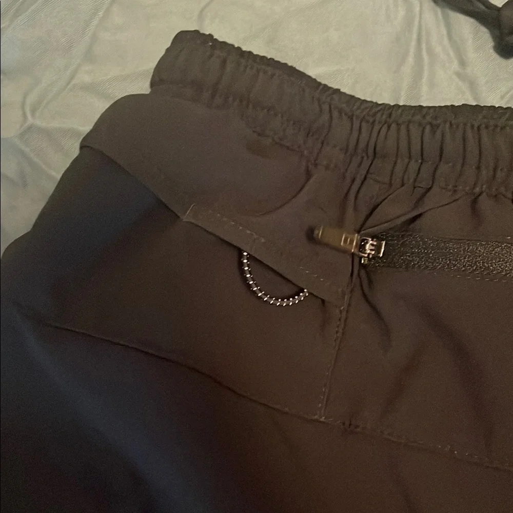 New Balance Black Athletic Shorts Lightweight Performance - Picture 3 of 5